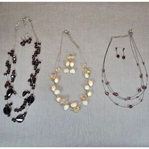 3 Vintage to Modern Necklace & Earring Sets